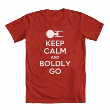 Keep Calm Boldly Go Boys'